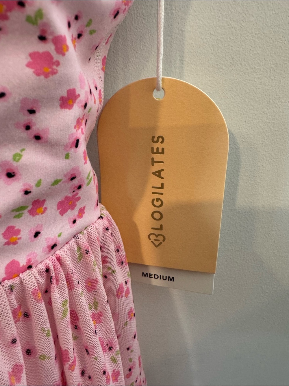 Blogilates Ballerina Ruffle Dress - Pink Floral Print, NWT - Picture 7 of 13